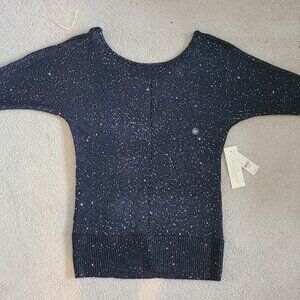 NWT NY & C Sparkly Knit Tunic Blouse Sweater X Small